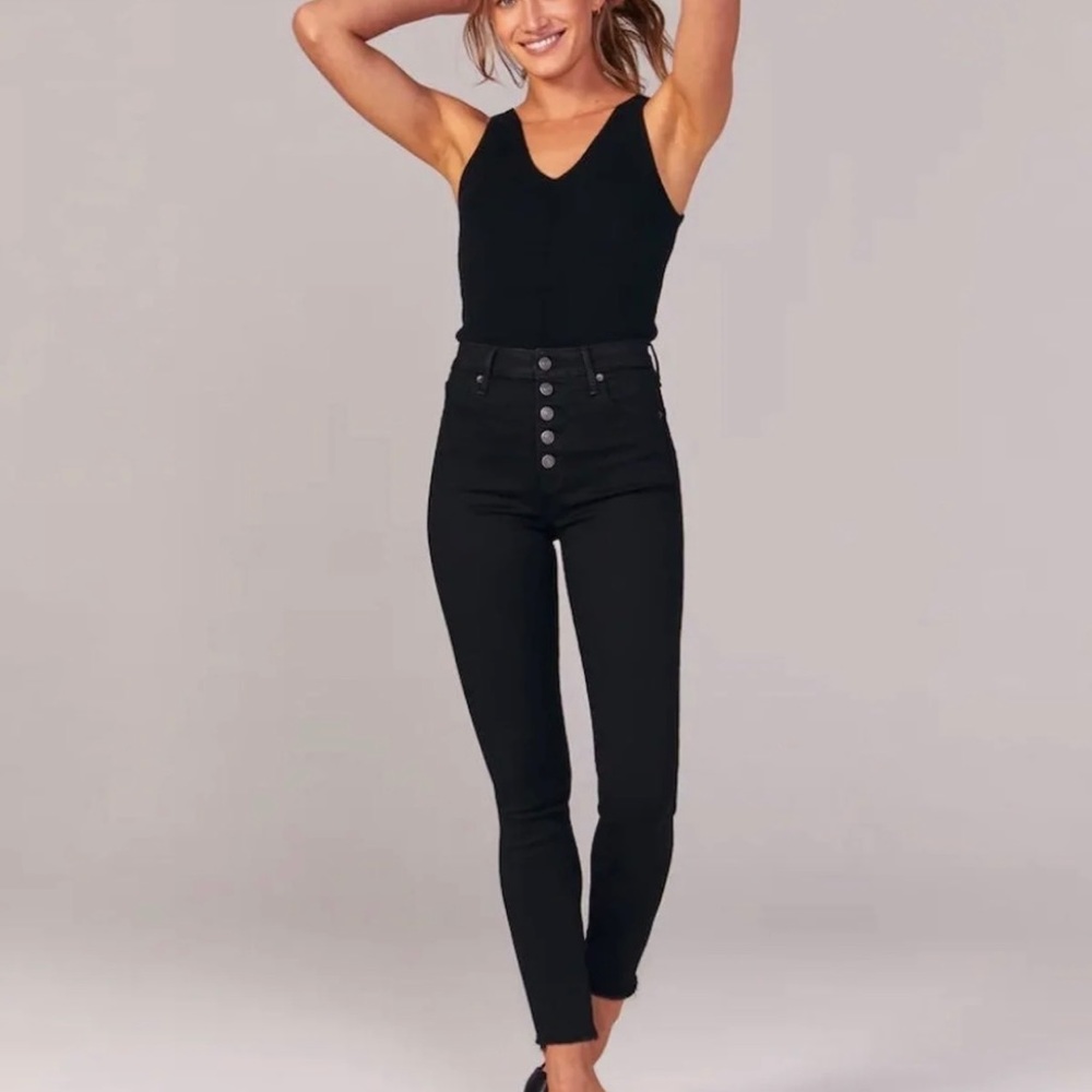 Abercrombie & Fitch high rise skinny jeans